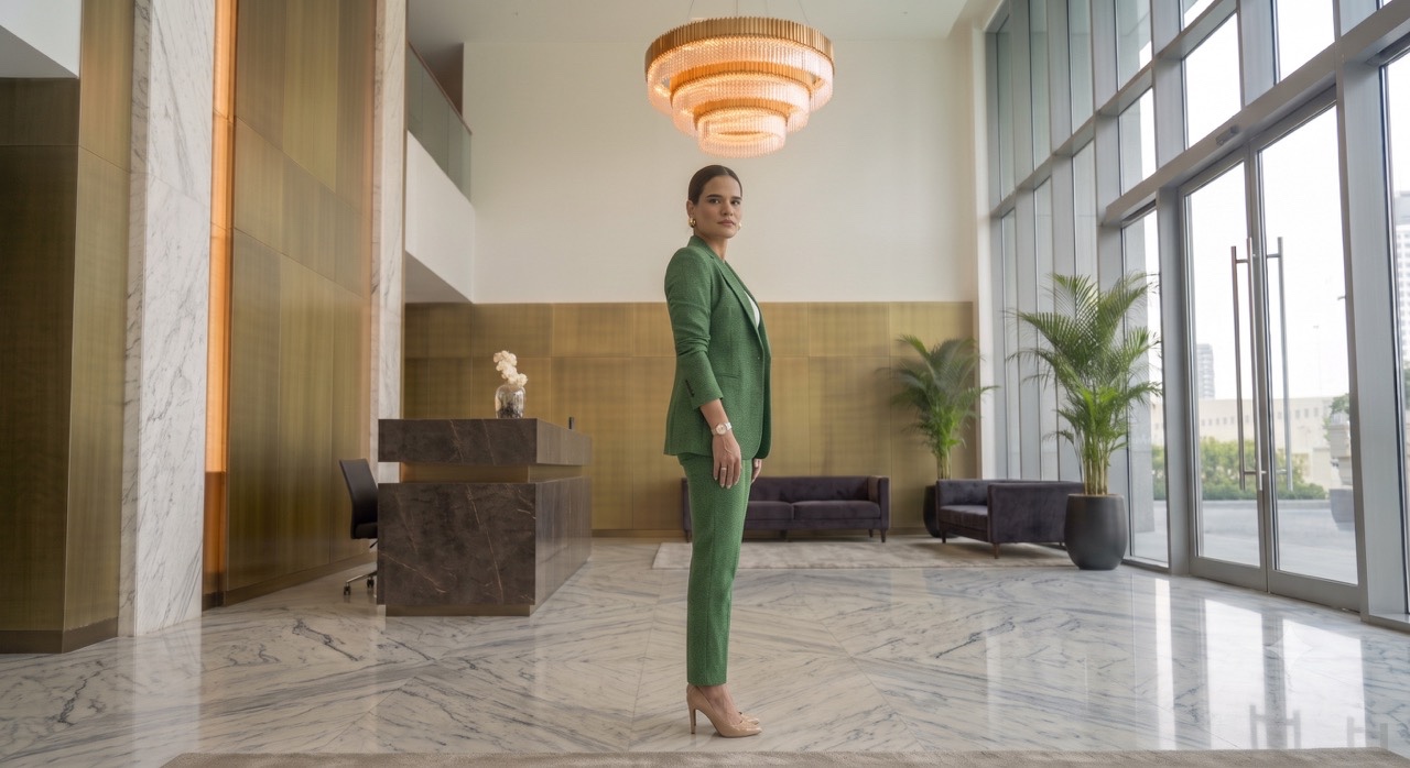 Professional Side Profile Portrait of Businesswoman | Royalty-Free image | Pixlaris