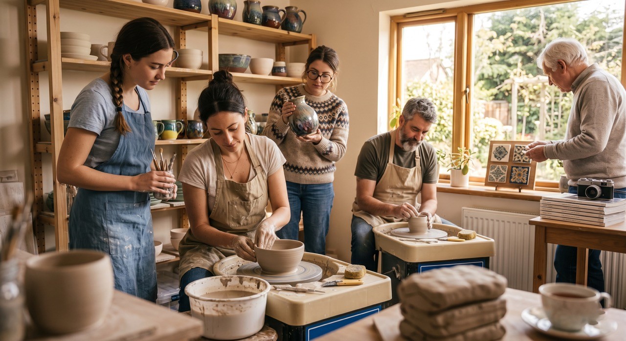 Pottery Workshop Class in Ceramic Art Studio