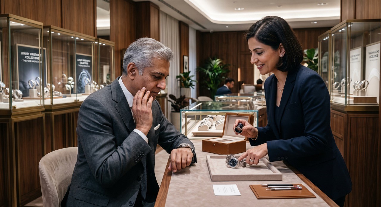 Luxury Watch Consultation at Premium Boutique