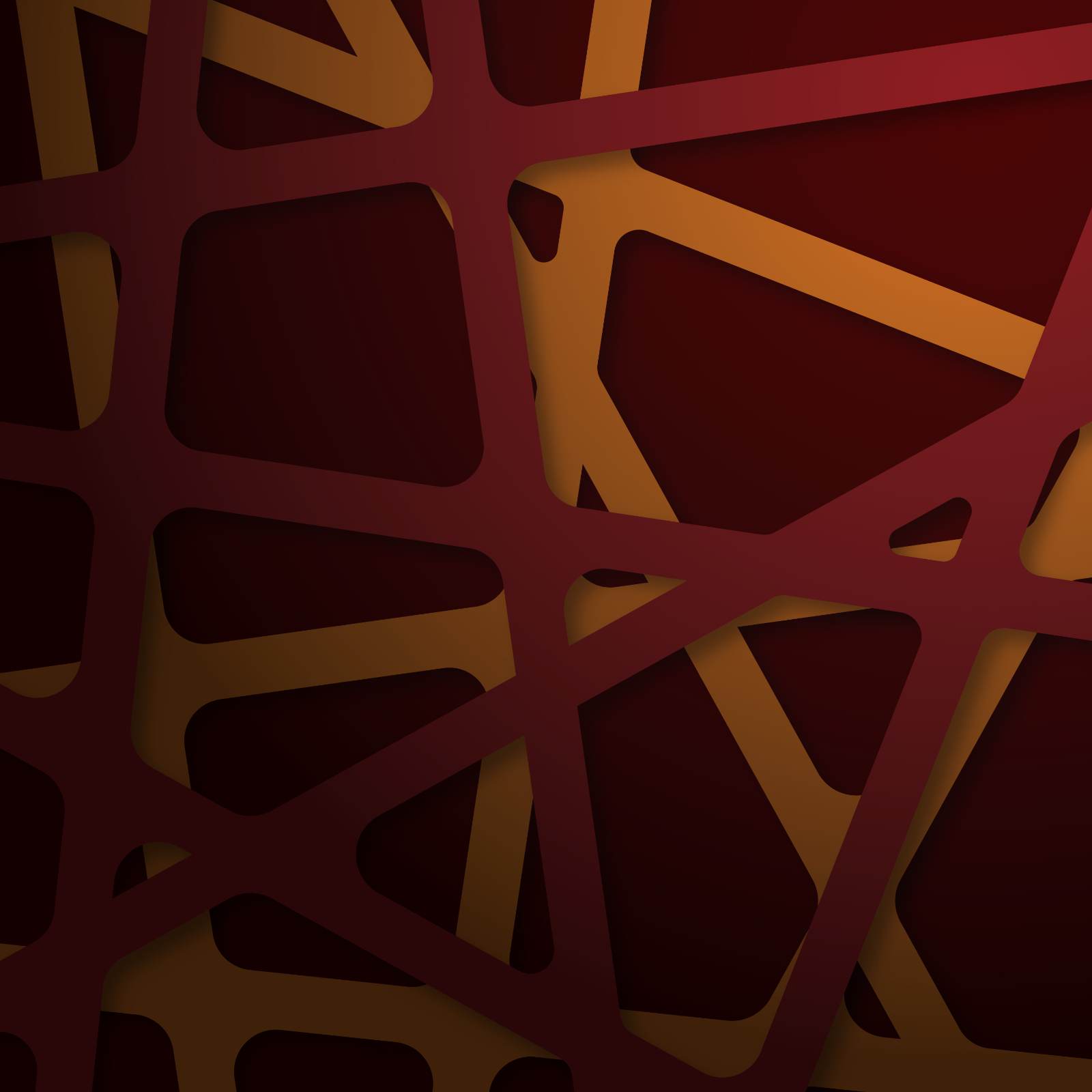 Rounded Lines Grid Abstract Geometric Vector Background